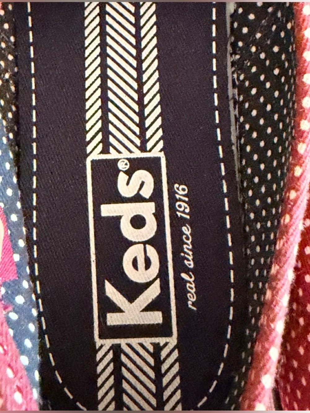 Keds Champion Red Polka Dot Slip-On Sneakers Women’s Size 9 Canvas - Picture 7 of 13